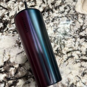 Starbucks 2021 Fall Oil Slick Scalloped Ombré Multi-Color Tumbler